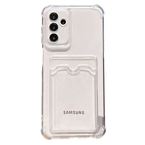 Silicone Card Wallet Case for Samsung Galaxy A14 5G