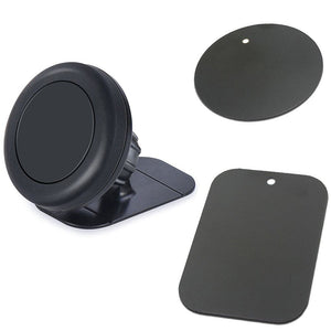 Magnet dash mini car phone holder - Black