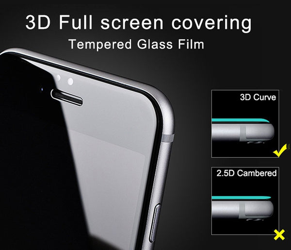 Full Glue Glass Screen Protector for iPhone 7 / 8 / SE
