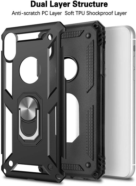 Tough Ring Stand Case for iPhone XR