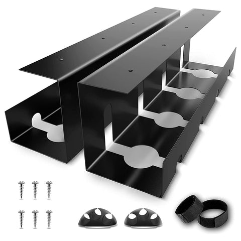 Under Desk Cable Management Tray Combo Kit