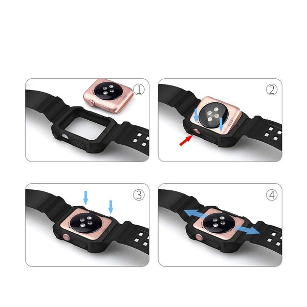 Rubber Sports Strap for Apple Watch