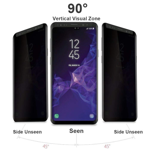 Privacy Glass Screen Protector for Samsung Galaxy S9