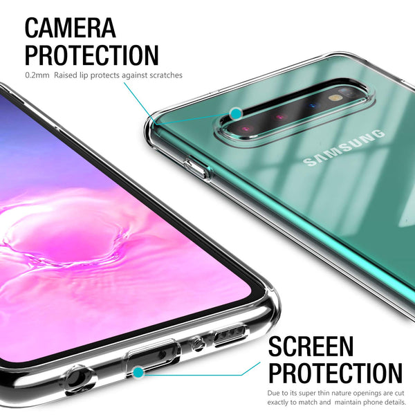 Clear gel case for Samsung Galaxy S10 Plus