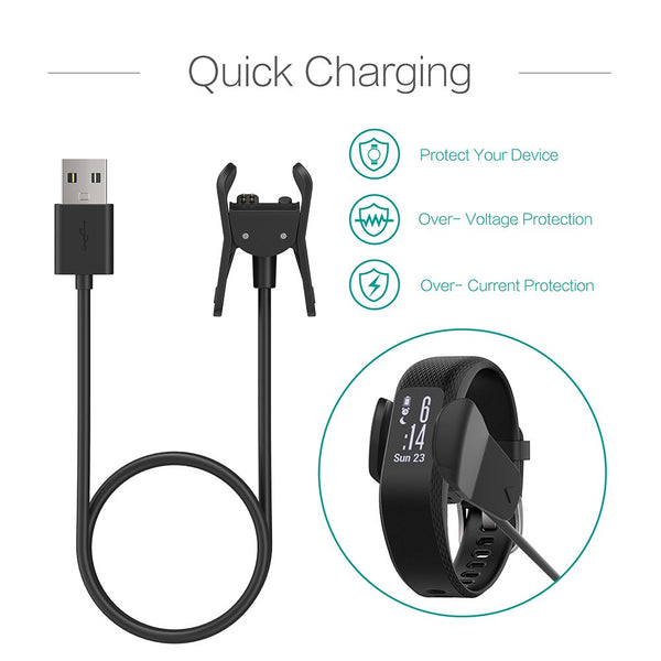 Garmin Vivosmart 3 Clip Charger Cable - Black